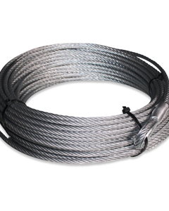 Wire rope 6mm galvanized 30m cpl 850kg for halving loads